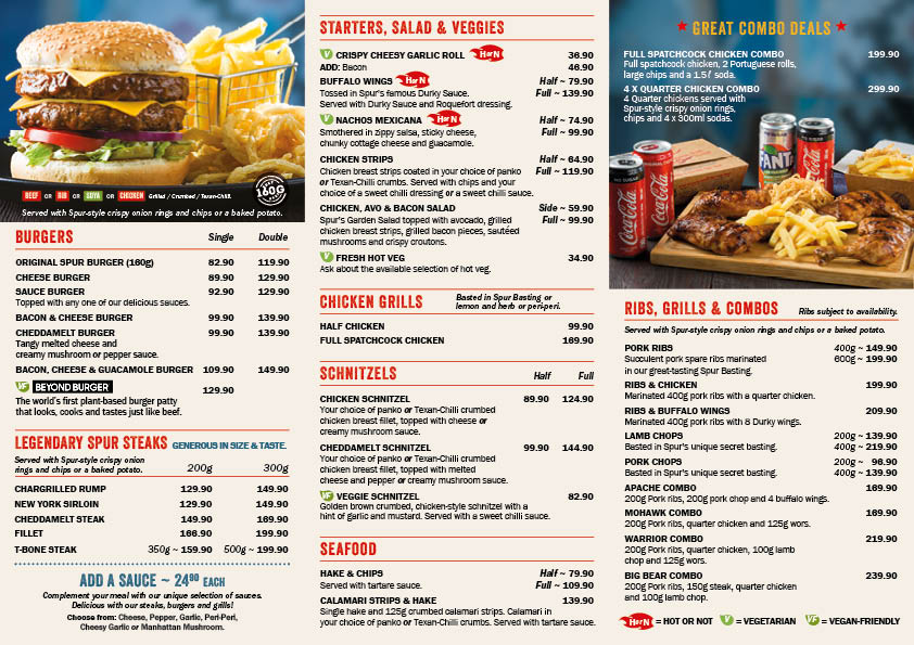 Menu - Silverado Spur photo 1