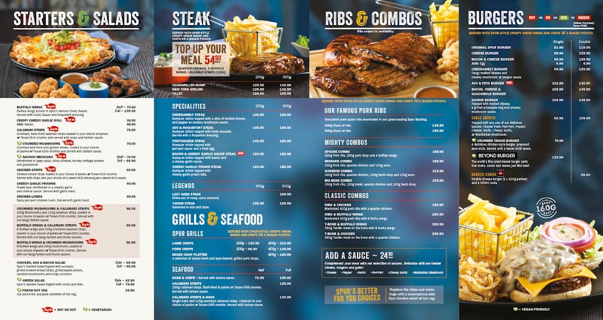 Menu - Silverado Spur photo 3