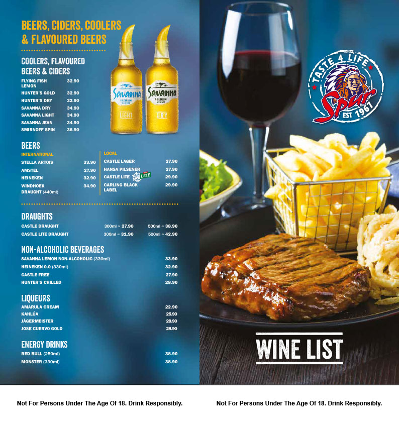 Menu - Silverado Spur photo 9